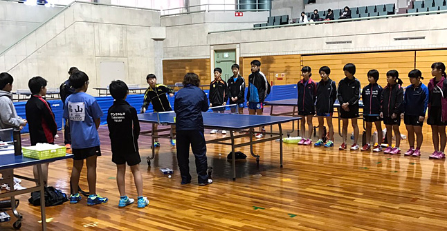 三重県卓球協会小中学生強化練習会